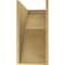 Ekena Millwork 12"W x 24"D x 24"H Classic Crestline Rough Cedar Woodgrain TimberThane Corbel, Primed Tan CORUR12X24X24CRERCPR - alternate 6
